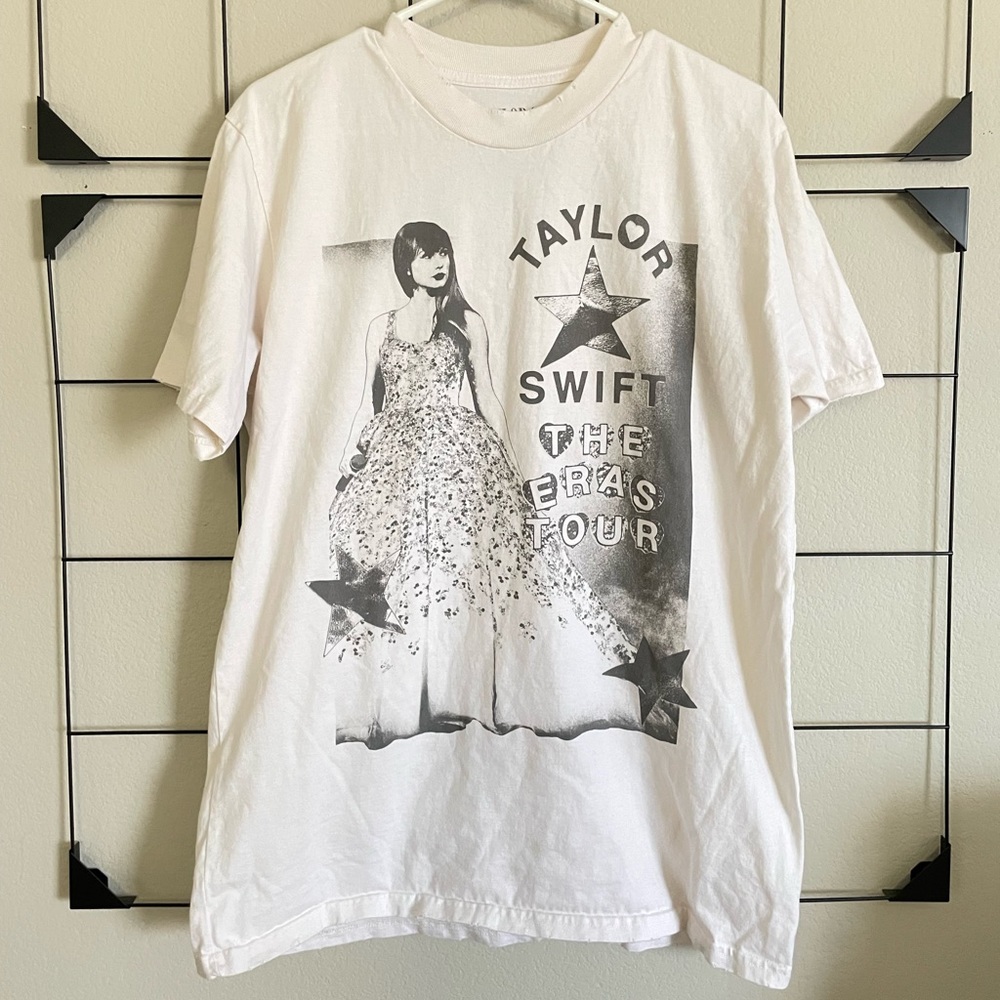 Taylor Swift The Eras Tour Oversized Distressed Tshirt